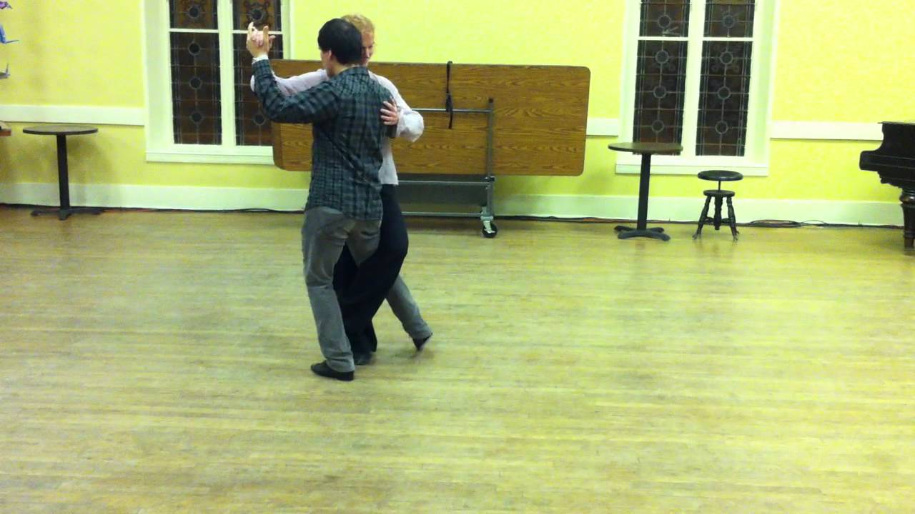 Diego Blanco Teaching tango in Albany Intermidate class .MOV