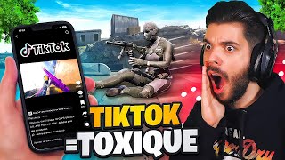 LES TIKTOKEURS SONT TOXIQUES ? JE REAGIS AUX PIRES HUMILIATIONS SUR WARZONE