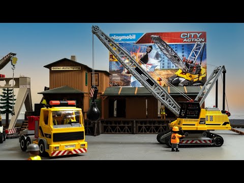 Seilbagger mit Abrissbirne 70442 | Playmobil  Baustelle