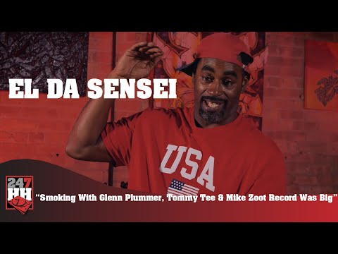 El Da Sensei - Smoking With Glenn Plummer, Tommy Tee & Mike Zoot Record Was Big (247HH EXCL)