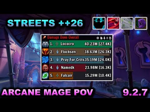 Arcane Mage 9.2.7 Season 4 POV - Tazavesh Streets ++26 Fortified - 24k Overall
