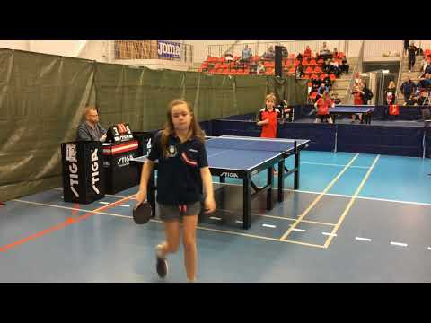 180128 TOP12, YPg11, Freja Nielsen - Mille Helene Hansen