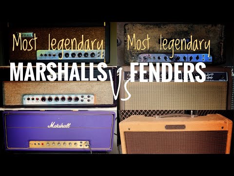 10 Most Legendary Marshalls -VS- 10 Most Legendary Fenders!