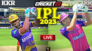 IPL 2023 KKR vs RR T20 Match - Cricket 22 Live - RtxVivek