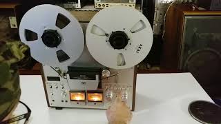 Video thumbnail for AKAI GX-630D 10" REEL-REEL Player Record Demo w/ JBL L200's and Yamaha M-80 by BIG AZ SPEAKERS