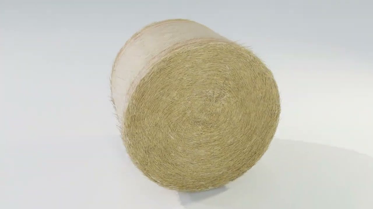 Runder Heuballen 3D Modell