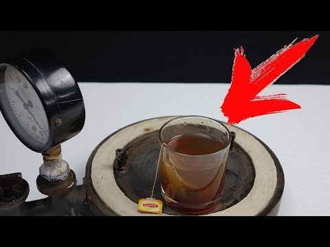 MAKING TEA IN A VACUUM CHAMBER !! IS IT EVEN POSSIBLE ?! Video