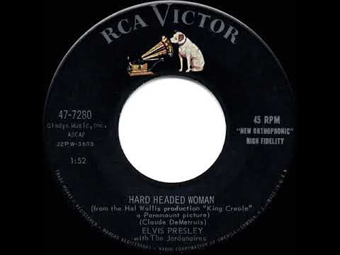 1958 HITS ARCHIVE: Hard Headed Woman - Elvis Presley (a #1 record)