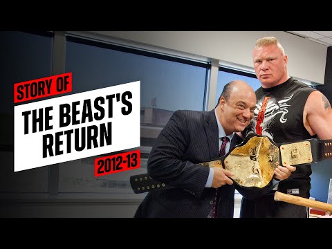 Story of Brock Lesnar’s WWE return (2012-13)