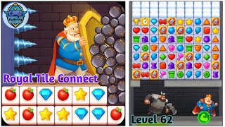 Royal Tile Connect Level 62: Gameplay Solution