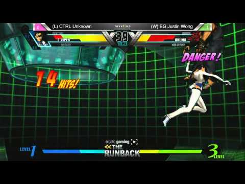 UMvC3 CTRL Unknown vs EG Justin Wong - The RunBack Pre SCR 2014 Grand Finals
