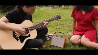 Video thumbnail for AROMA AG-15A 15W Portable Acoustic Guitar Amplifier Amp BT Speaker Built-in Rechargeable Battery by L HR