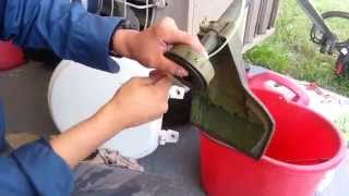 How to String Murray 2500 Edge Trimmer (Wead Eater Walmart wind up)