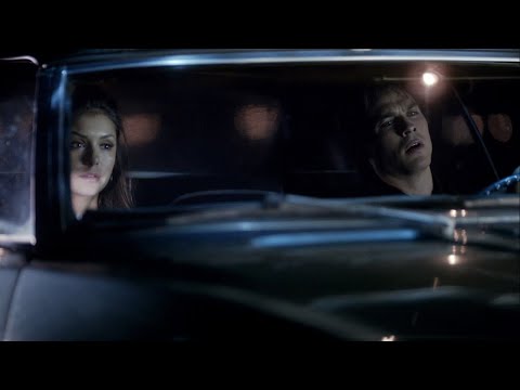 TVD 4x16 - Damon and Elena on their way to New York | Delena Scenes HD