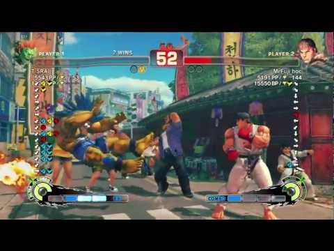 Playerjun52 (Ken) vs RHjabber (Dudley) - T SRAI (Blanka) vs MrFuji boc (Ryu) AE2012 Endless Matches