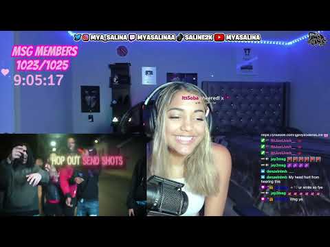 Mya Salina REACTS to TG Flockaa x ChaseFrmDaSev x Cito Blick x Thunder Bklu - Flock Em