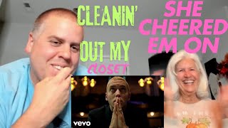 Mom Cries &amp; Gets Mad Hearing Eminem Cleanin' Out My Closet | Reaction