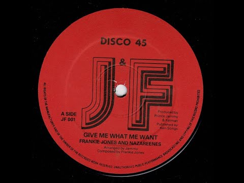 12''Frankie Jones & The Nazareenes Give Me What Me Want 1979