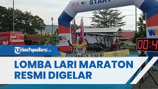 Memperingati Hari Jadi Kota Manokwari ke-124, Lomba Lari Maraton 10 Kilometer Resmi Digelar