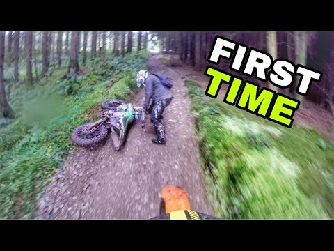 My FIRST TIME EVER Enduro riding !!! Dirt Bike heaven