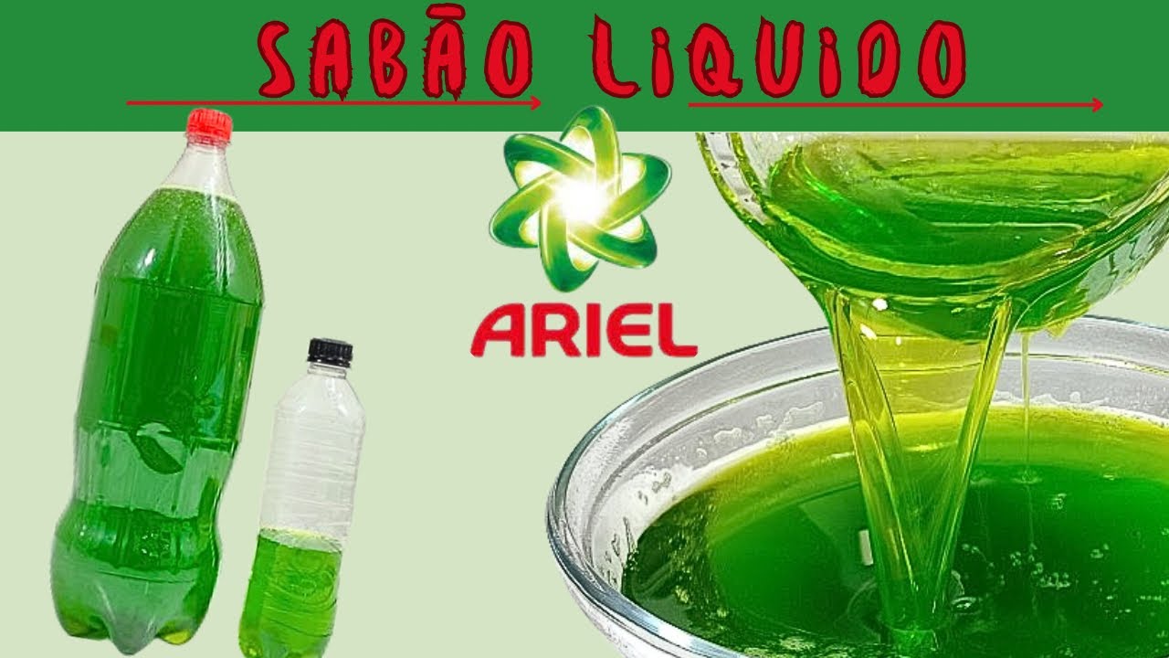 COM 1 XÍCARA DE ÓLEO FAÇA SABÃO LIQUIDO TIPO ARIEL |#kdeliciacozinha