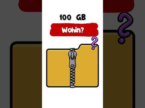 Wie eine 100-GB-Datei in eine ZIP passt! 📦💻