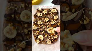 Chocolate Peanut Butter Yogurt Bark😍 #healthyrecipes #healthysnacks #snackideas