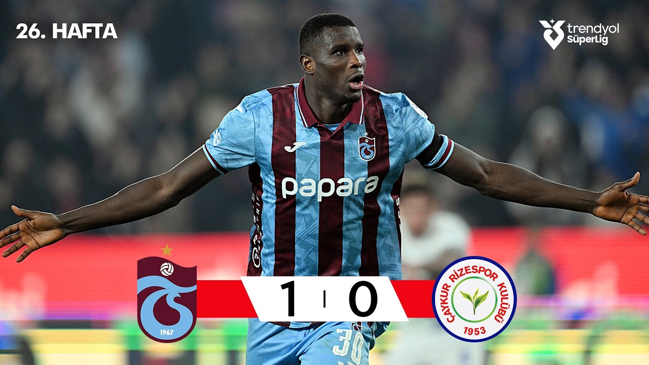 Trabzonspor vs Çaykur Rizespor Highlights