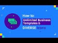 Unlimited Business Templates & Diverse Icons | Infographic Design // Venngage for Business 1