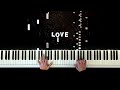 Love Sofiane Pamart Piano Cover Piano Tutorial