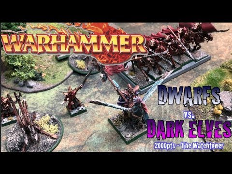 Throwback Thursdays Ep 134 - Warhammer Fantasy Battle Ep 8.5 - Dark Elves vs. Dwarfs!
