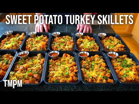 Sweet Potato Turkey Skillets | Easy Meal Prep Recipe