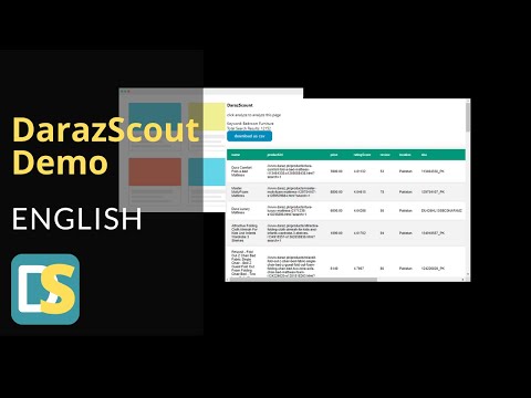 DarazScout - Daraz Product Hunting Tool - English Demo