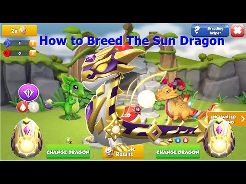 How to Breed The Sun Dragon-Dragon Mania Legends | All Breeding Combination The Sun Dragon | DML