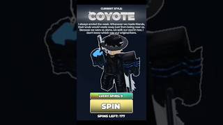 Another 250 Trying to get Coyote Style in [Untitled Boxing Game] #roblox #untitledboxinggame