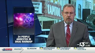 24 people in Laurel County arrested in drug roundup operation