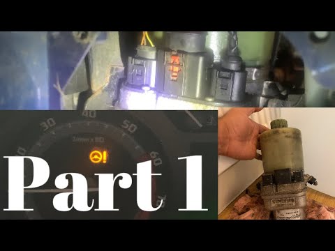 VW, Audi,Seat,Skoda, Power Steering Pump replacement, Fualty Power Steering, Dash light on.