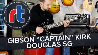 Video thumbnail for Rich Tone Music: Gibson ″Captain″ Kirk Douglas Signature SG - Ebony DEMO by Rich Tone Music