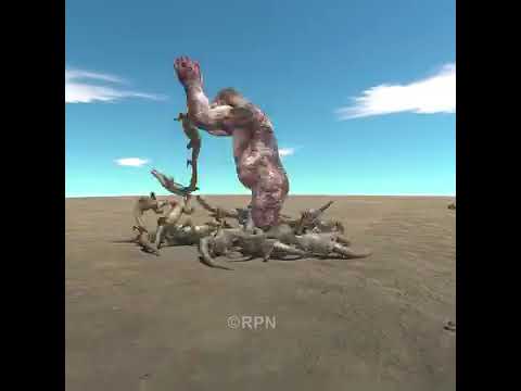 100 Komodo Dragon vs Every Unit - Animal Revolt Battle Simulator