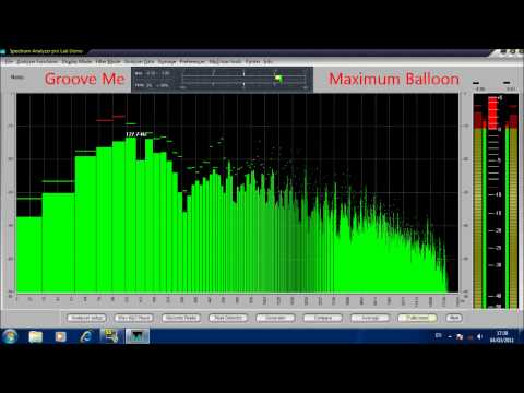 Maximum Balloon - Groove Me [Spectrum Analyzer] [HD]