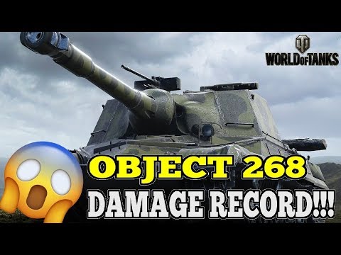 MIND BOGGLING DAMAGE!!! || Object 268 Damage Record || World of Tanks