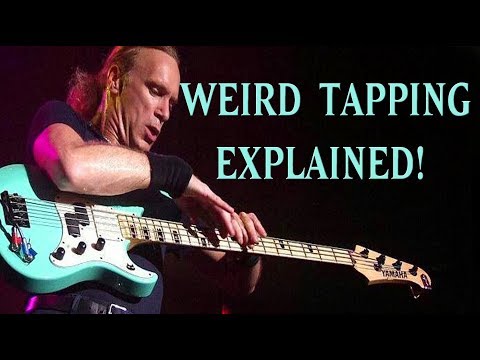 Billy Sheehan crazy tapping - BASS LESSON