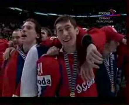 Russia - Canada IHWC 2008 Final Gold Anthem РОССИЯ КАНАДА