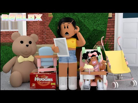 My SISTER LEFT Her TODDLER With Me?! *Where Did She GO?!* | Bloxburg Family Roleplay