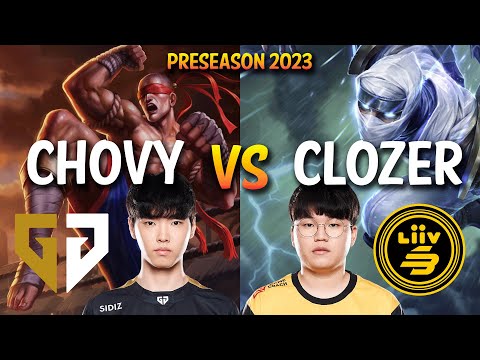 Gen Chovy vs LSB Clozer - LEE SIN vs ZED Mid - KR Ranked