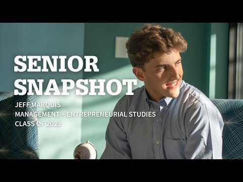 Jeff Marquis '23 (Management + Entrepreneurial Studies - UNH Paul College Senior Snapshot)