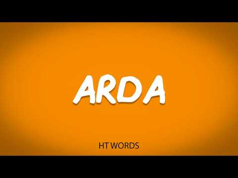 How to pronounce ARDA