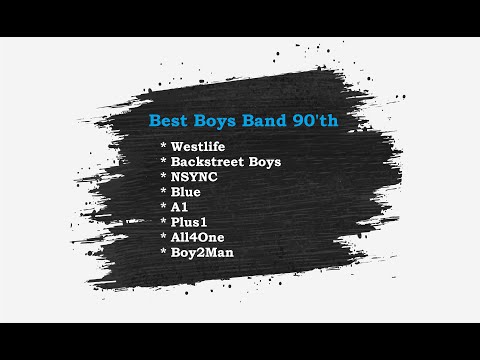 90’s Boybands Best Songs - Westlife, Backstreet Boys, NSYNC, Blue, A1, Plus1, All4One, BoyzIImen