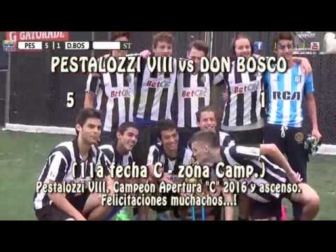 5 PESTALOZZI VIII vs DON BOSCO 1 - 11a fecha C zona Camp   -  10-07-2016