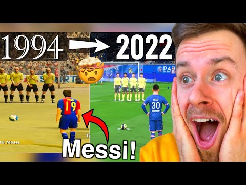 FREISTÖßE von FIFA 94 bis FIFA 22! 😳 (zu wild!)